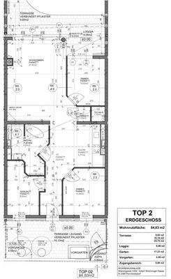 Grundriss Wohnung EG