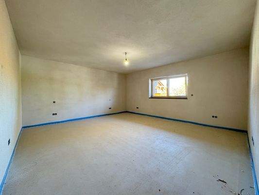 Großer Schlafraum mit Nordfenster