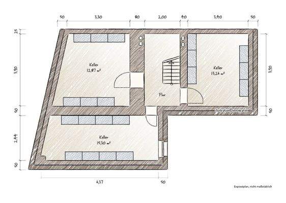 Grundriss Keller