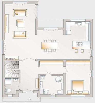 Grundriss Erdgeschoss variabel