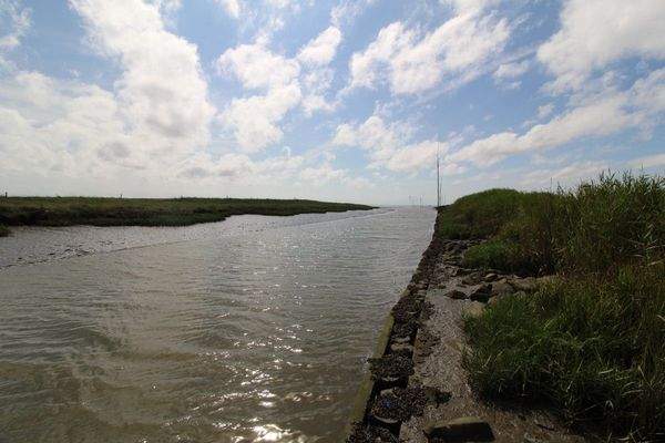 Zufahrt Hafen zur Nordsee