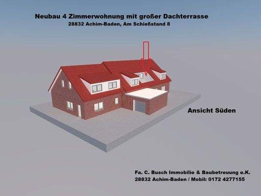 Objektansicht Südseite 