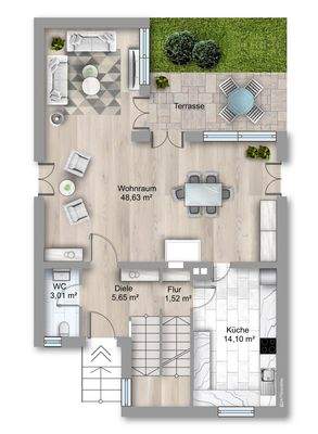 Grundriss Erdgeschoss