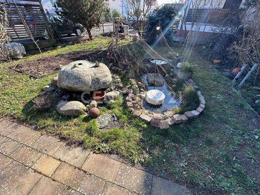 Gartenbereich in Südausrichtung