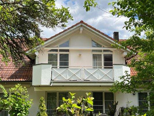 Blick auf den Balkon