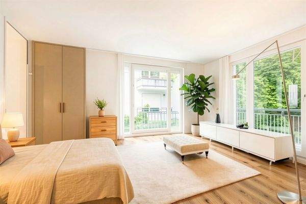 Schlafzimmer - Visualisierung