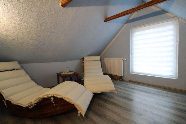 Sauna-Ruheraum im DG