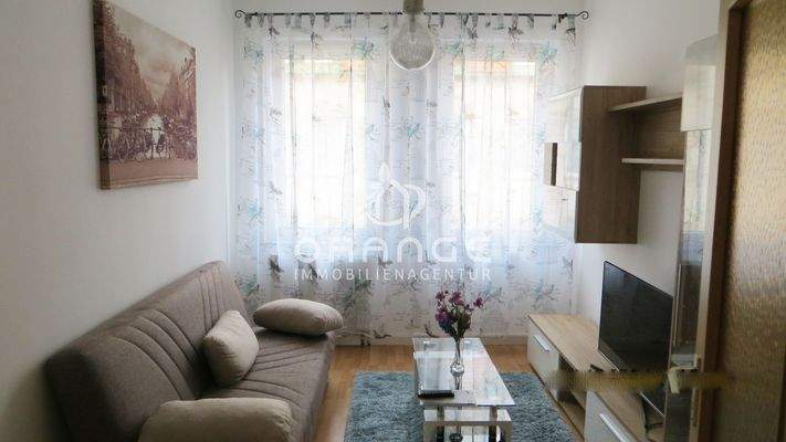 Sehr gemütlich ist auch das Wohnzimmer...