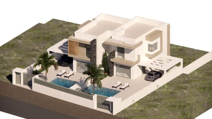 Kreta, Stavrakia: Neubau! Luxuriöses Einfamilienhaus mit Pool zu verkaufen