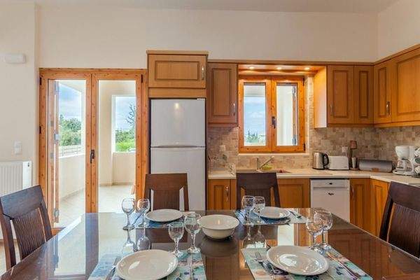 Kreta, Gavalochori: Zwei Villen und ein Studio mit einzigartigem Panoramablick auf das Meer zu verkaufen