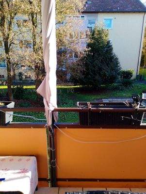 Weitere Ansicht vom Balkon