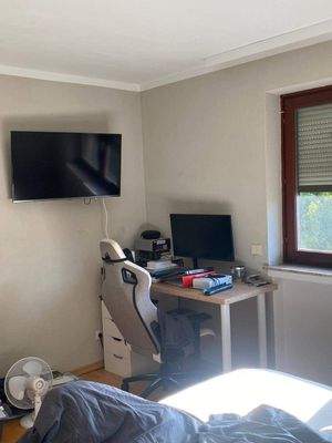 Arbeitsecke im Schlafzimmer