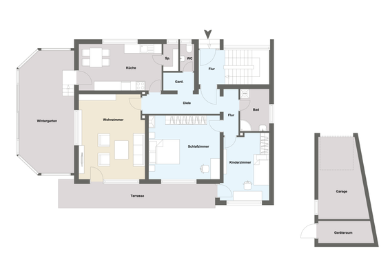 Grundriss Erdgeschoss