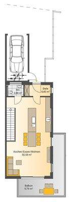 Grundrisszeichnung Erdgeschoss