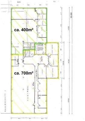 Grundriss 3. OG Teilflächen