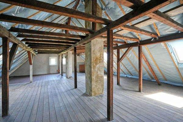 Dachboden als Ausbaureserve