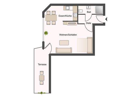 Grundriss Appartement