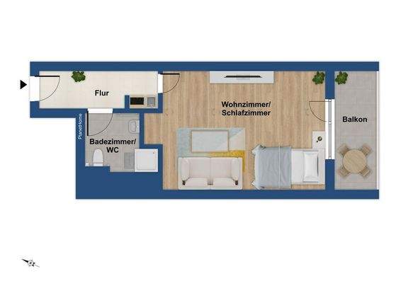 Grundriss 2. Obergeschoss