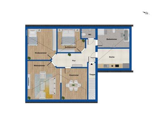 Grundriss DG Haus 23a