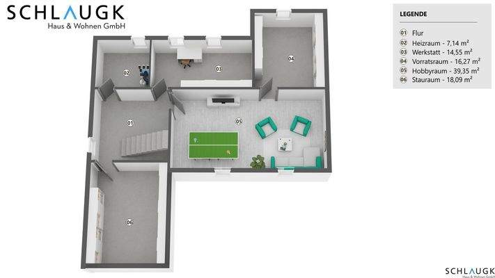 Grundriss UG Sonnwendstraße