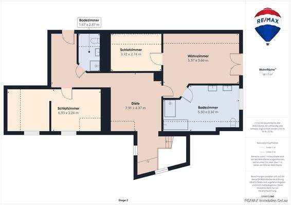 Grundriss Obergeschoss