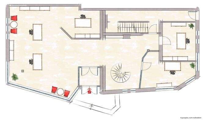 Grundriss EG - Gewerbe