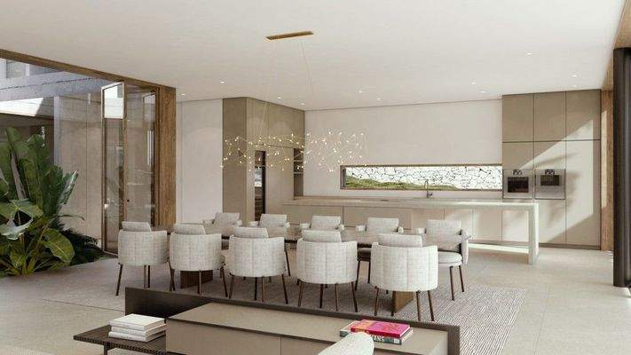 Grundstück mit Projekt und Meerblick zum Verkauf in Bendinat, Mallorca