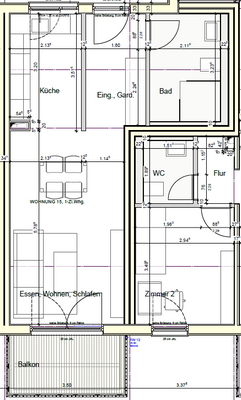 1. OG Wohnung 15