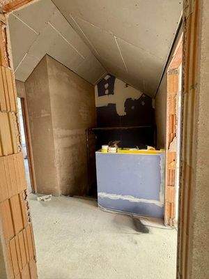 Treppe ins Dachgeschoss