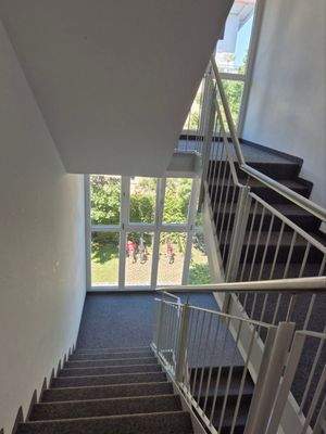 Ansicht des Treppenhausbereichs vor der Wohnung