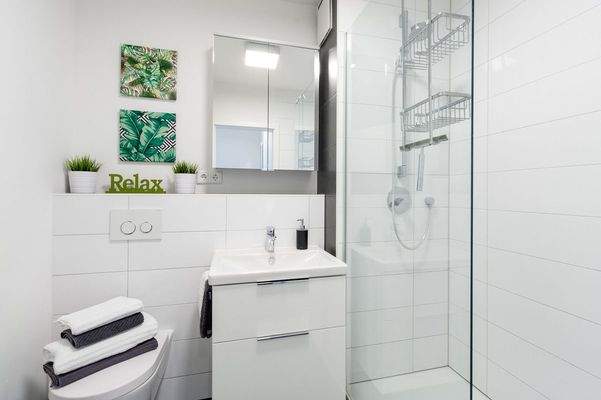 3 innenliegende Bäder