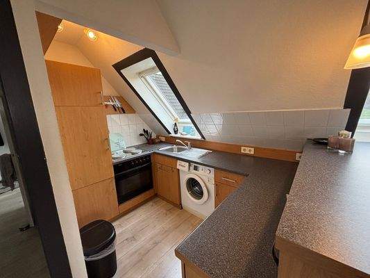 offene Küche mit Tresen