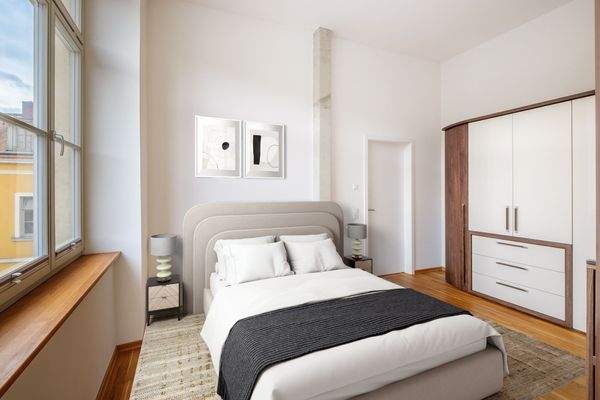 Schlafen (Einrichtung visualisiert)