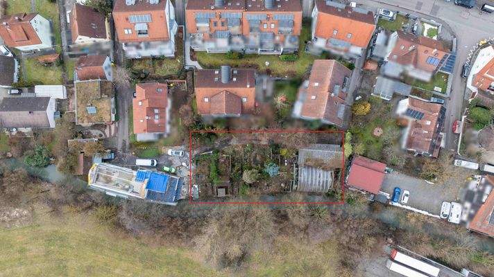 Vogelperspektive mit Rahmen