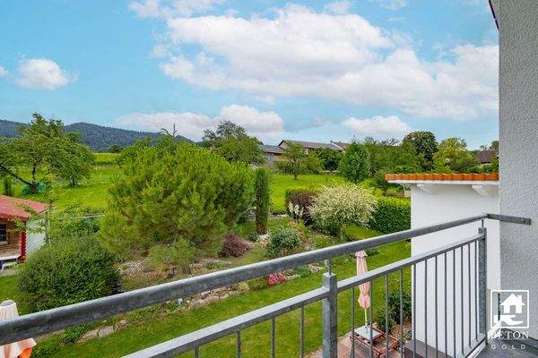 Gartenblick vom Balkon OG