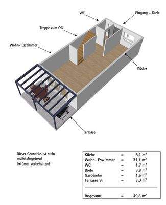 Grundriss und WFL EG