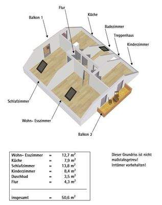 Grundriss und WFL DG