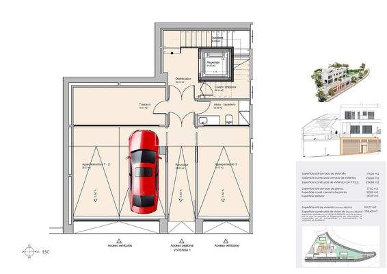 Semi-Detached Homes with Private Pool and Garden in Malaga