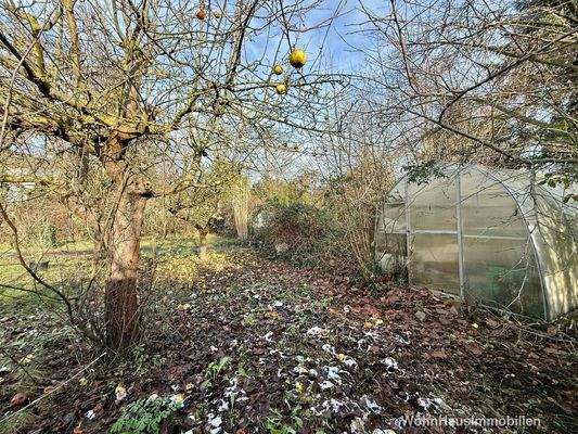 Sie haben eigenes Obst udn Gemüse, wenn Sie möchten
