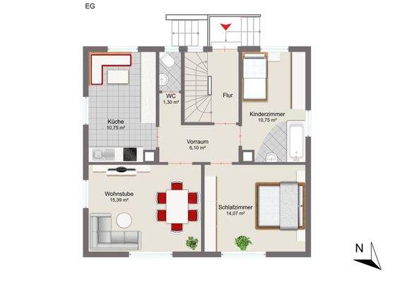 Grundriss aufbereitet EG