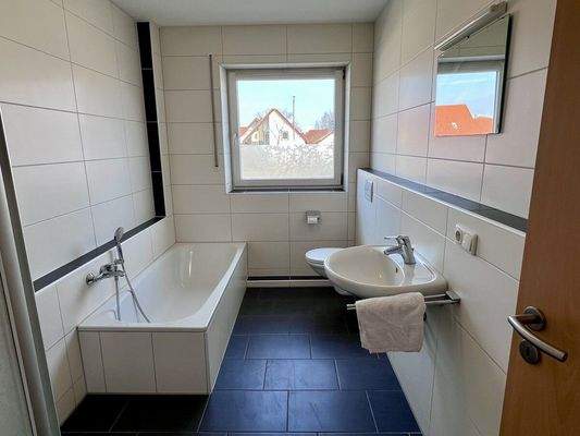 Badezimmer im Obergeschoss