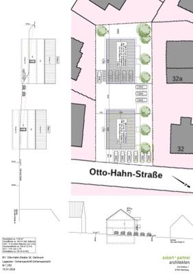 Schema Neubau mit Schnitt