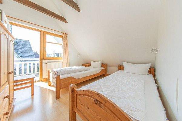 Schlafzimmer mit Loggia