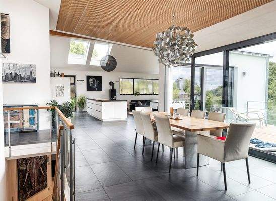 Einzigartiger Wohn- Essbereich