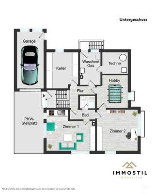 Untergeschoss Grundriss