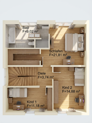 Grundriss Dachgeschoss