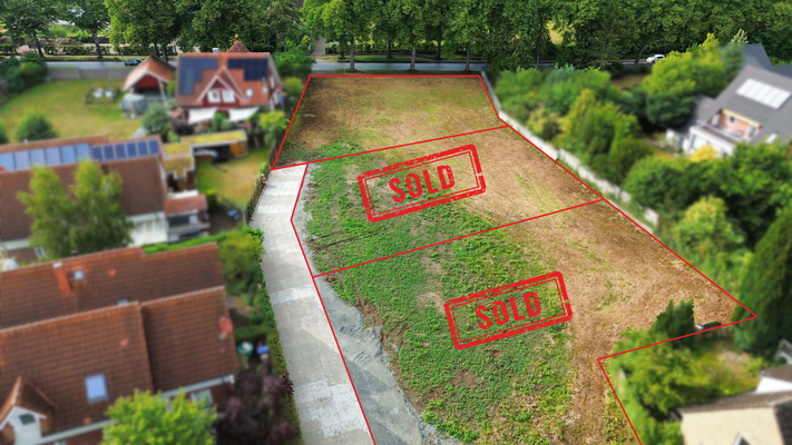 Vogelperspektive Grundstücke