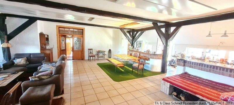 Großes Wohnzimmer mit herrlichem Ständerwerk