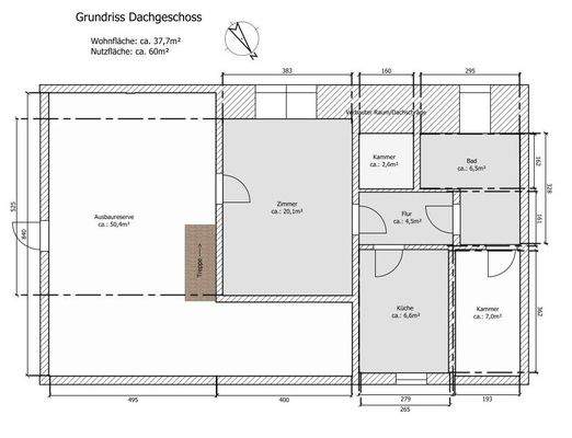 Grundriss Dachgeschoss
