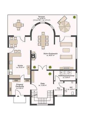 Grundriss Erdgeschoss